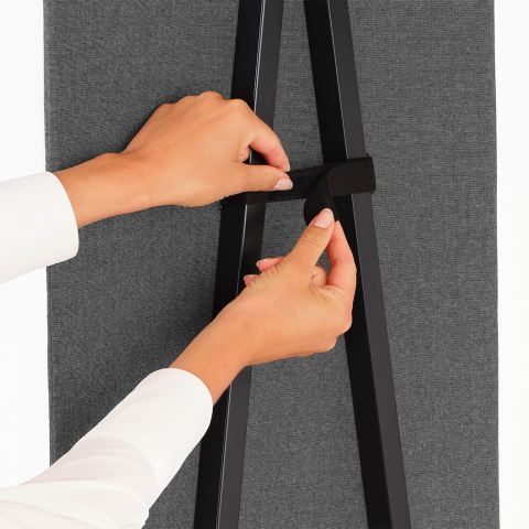 Asse da stiro verticale Linn Pepper Black