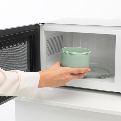 Make & Take Contenitore rotondo porta colazione 0,5L, in plastica - Jade Green