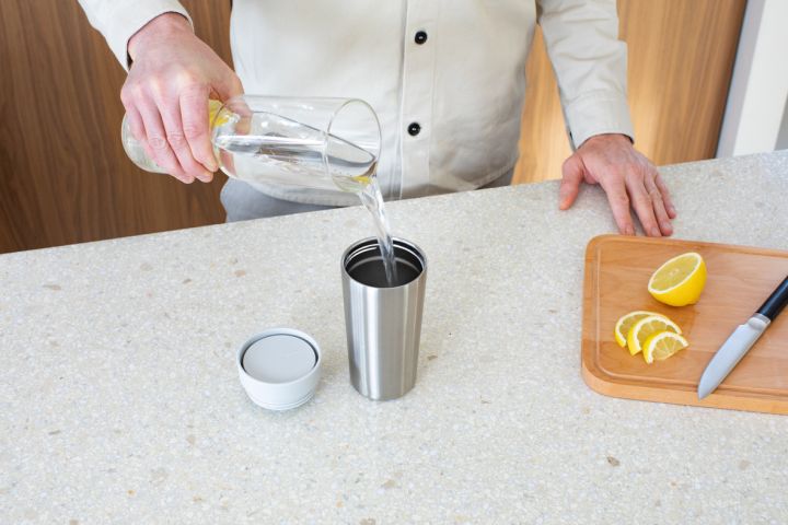 Make & Take Bicchiere termico, 0,36 litri - Light Grey