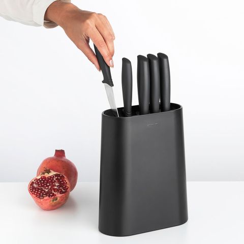 Bloc couteaux avec couteaux TASTY+ - Dark Grey