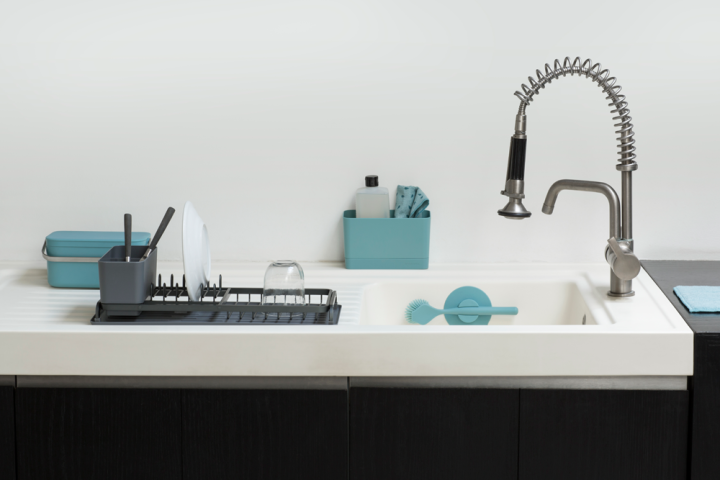 Compact Afdruiprek SinkSide - Dark Grey