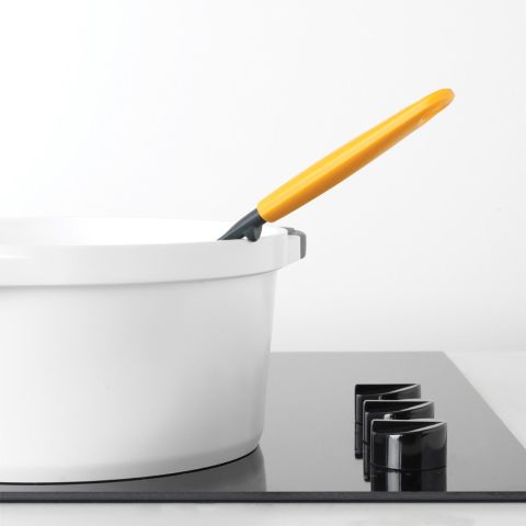 Potato Masher plus Spoon TASTY+ - Honey Yellow