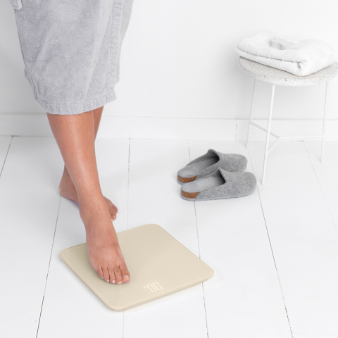 Bathroom Scales ReNew, battery Powered - Soft Beige