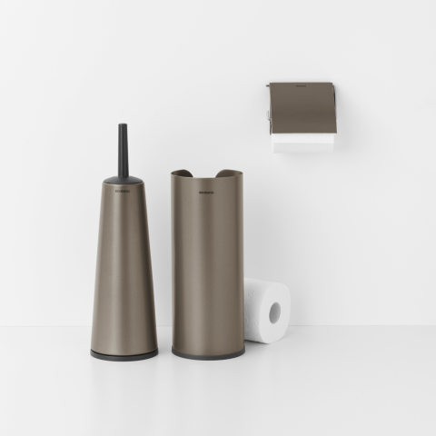 Toilet Accessory Set ReNew, Set of 3 - Platinum