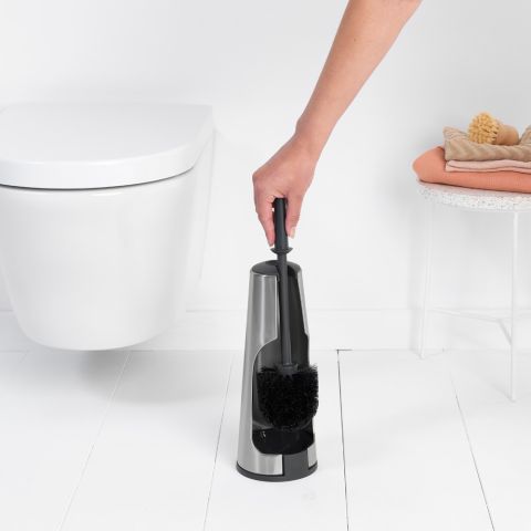 Porta Scopino da Toilette ReNew - Matt Steel