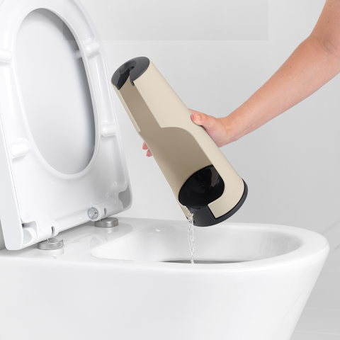 Brosse de toilettes et support ReNew - Soft Beige