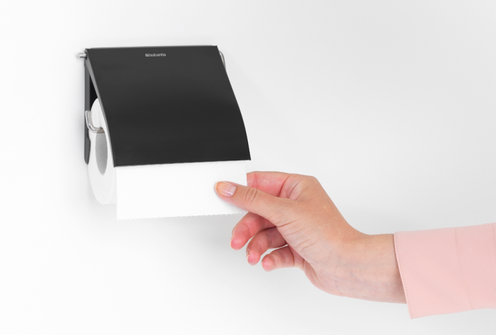 Toilet Roll Holder ReNew - Matt Black