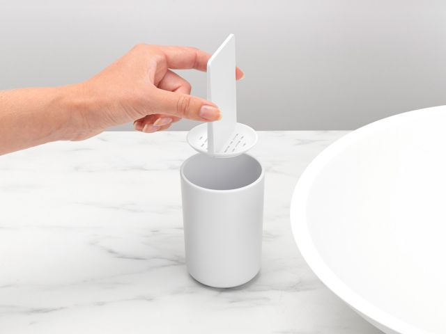 Porte brosse à dents Renew, avec séparateur - White