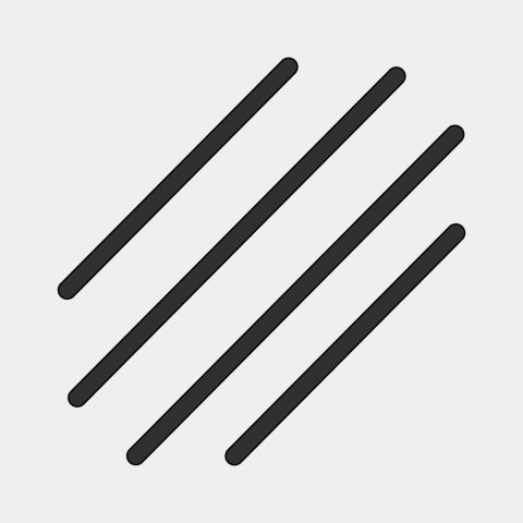 Silikonstreifen für Dampfstopmulde Solide 4er-Set - Black