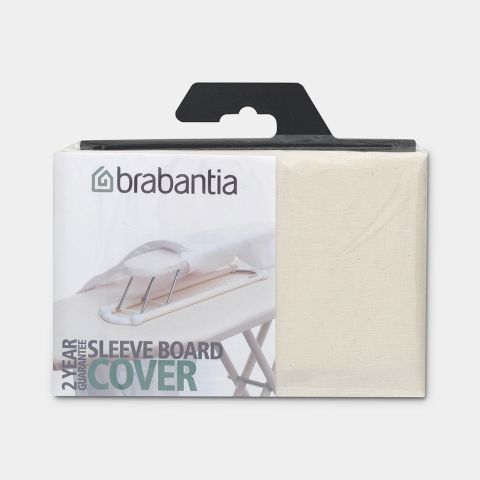 Sleeve Board Cover 60 x 10 cm, Top Layer - Ecru, Fairtrade cotton