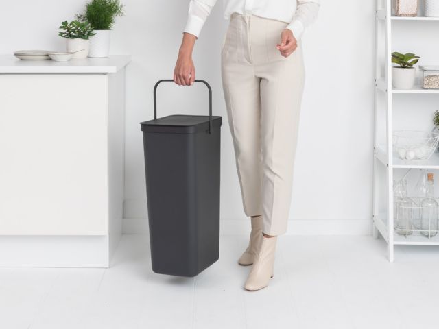 Pattumiera Sort & Go 40 litri - Grey