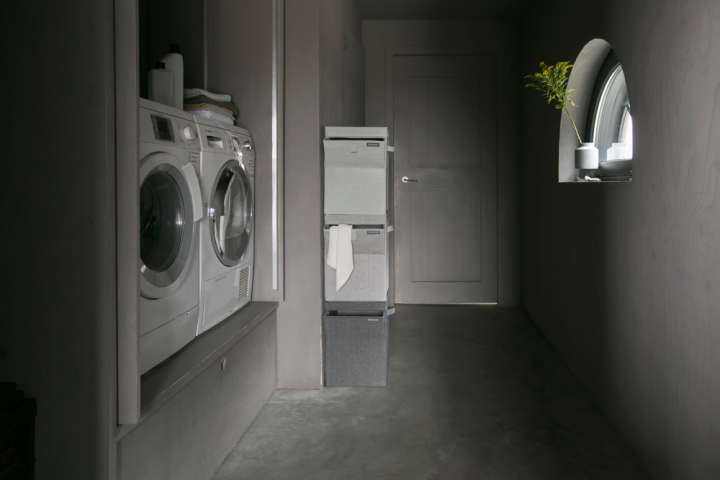 Panier à linge empilable 35 litres - Grey