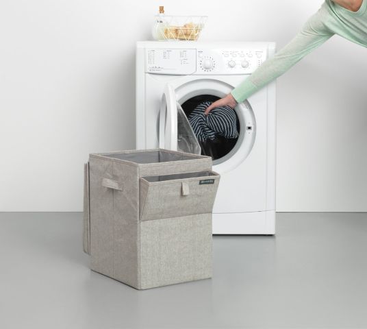Panier à linge empilable 35 litres - Grey
