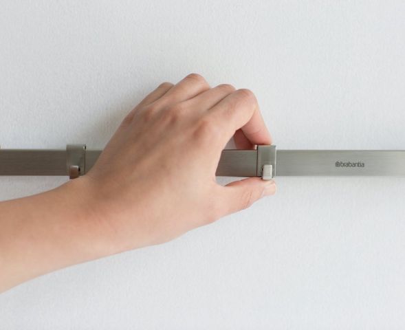 Wall Rail Matt Steel