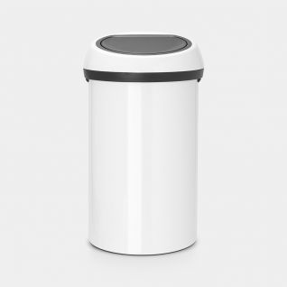 Touch Bin 60 litres - White