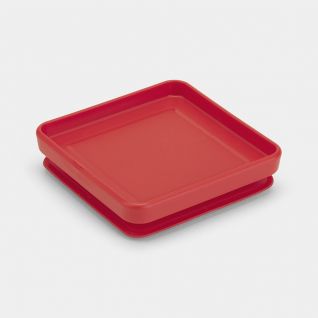 Lid Square Canister Tasty Colours Red