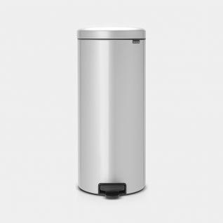 Poubelle à pédale newIcon 30 litres - Metallic Grey