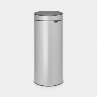 Touch Bin New 30 litres - Metallic Grey