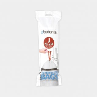 Sacs poubelle PerfectFit Pour Bo, Code J (23 litres), Rouleau de 20 sacs