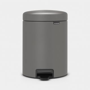 Cubo pedal newIcon 5 litros - Mineral Concrete Grey