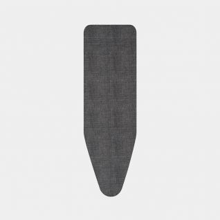 Housse de table à repasser taille B 124 x 38 cm, set complet - Denim Black