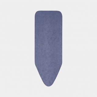 Housse de table à repasser taille C 124 x 45 cm, set complet - Denim Blue