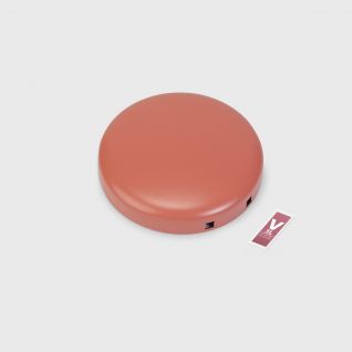 Deksel NewIcon pedaalemmer 3 liter - Terracotta Pink