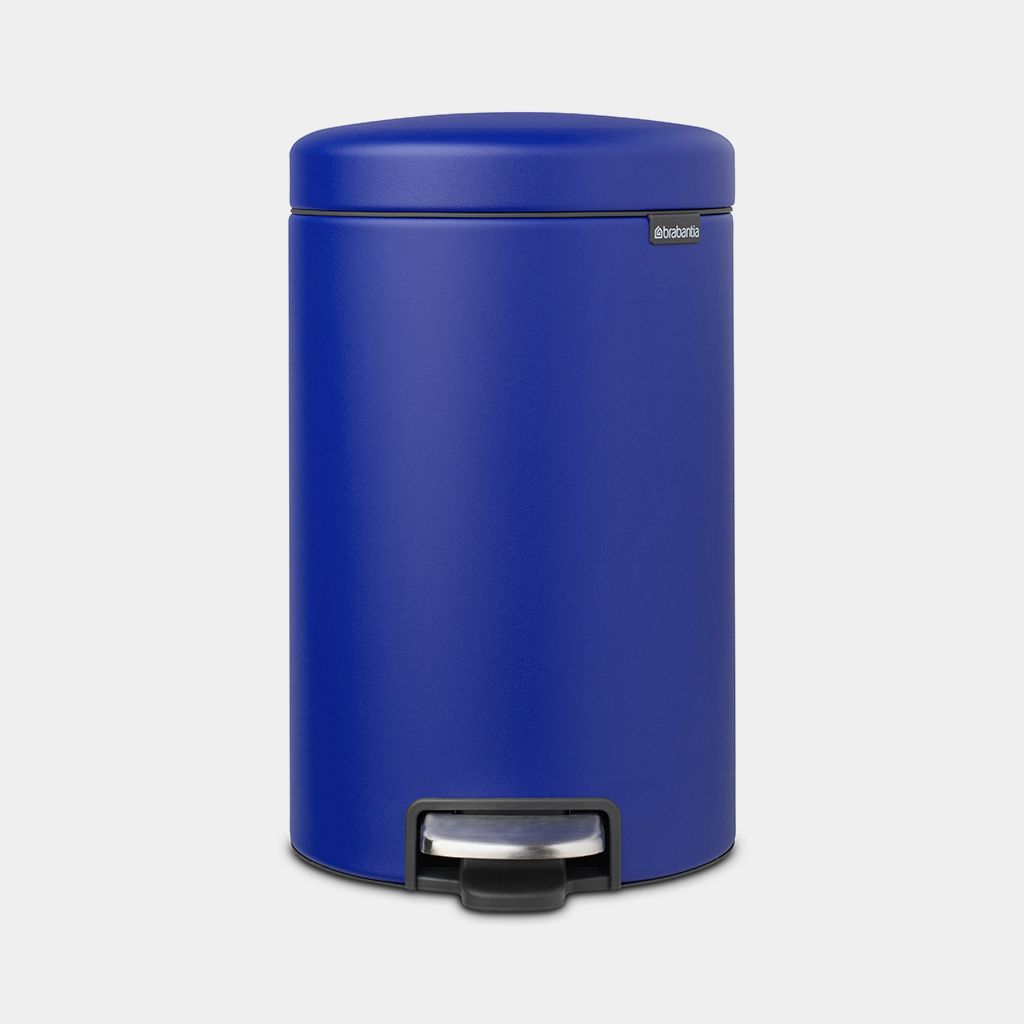 Poubelle à pédale newIcon 12 litres - Mineral Powerful Blue