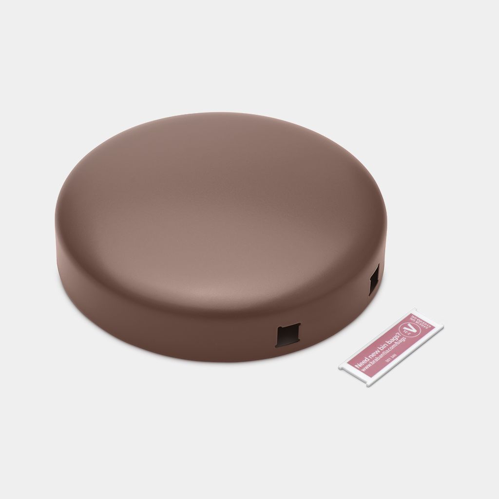 Lid NewIcon Step on Trash Can 0.8 gallon (3L) - Mineral Tranquil Taupe