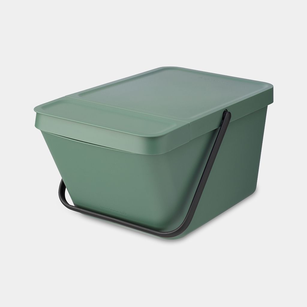 Sort & Go Stapelbarer Abfallbehälter 20 Liter - Fir Green