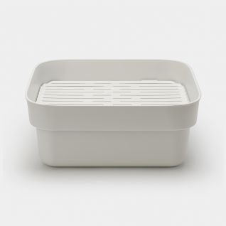 Vaschetta per lavare i piatti con vassoio di asciugatura SinkSide - Light Grey
