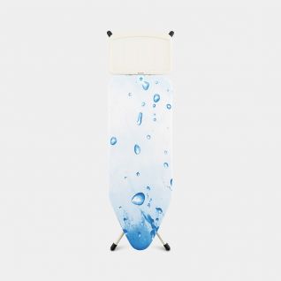 Bügelbrett C 129 x 45 cm, für Dampferzeuger - Ice Water