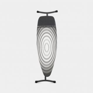 Bügelbrett D 135 x 45 cm, für Dampfbügeleisen & Dampferzeuger - Titan Oval