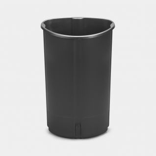 Plastic Inner Bucket 40 litre, Oval - Dark Grey