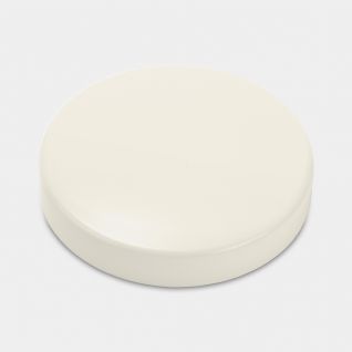 Lid Canister, Low Ø11cm - White
