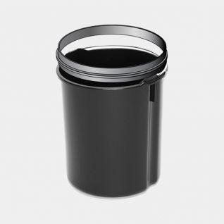 Secchio plastica con maniglia and Upper Rim 5 litri - Black