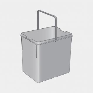 Plastic Inner Bucket Built-in Separator 2x18 litre - Grey