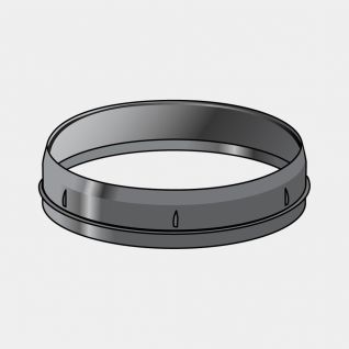 Plastic Sealing Ring for Canisters Black