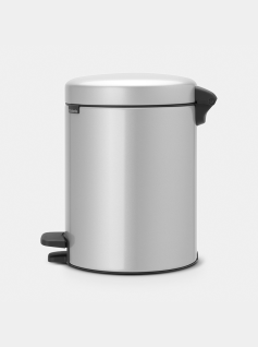 Poubelle à pédale newIcon 5 litres - Metallic Grey