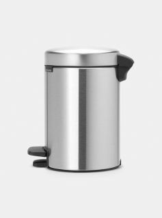 NewIcon Pedal Bin 3 litre - Matt Steel