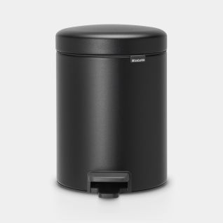 Poubelle à pédale newIcon 5 litres - Mineral Moonlight Black