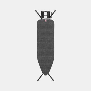 Ironing Board B 124 x 38 cm, for Steam Iron - Denim Black, Fairtrade cotton
