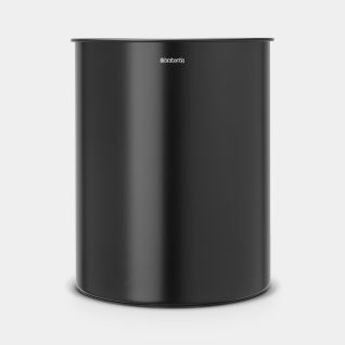 Waste Paper Bin 15 litre - Matt Black
