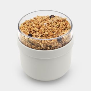 Make & Take Breakfast Bowl 0.5L, Plastic - Light Grey