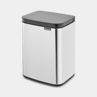 Bo Waste Bin 4 litres - Brilliant Steel