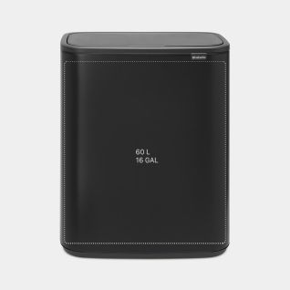 Bo Touch Bin 60 litre - Matt Black