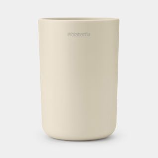 Portaspazzolini da denti ReNew, con separatore - Soft Beige
