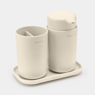 Set Accessori da Bagno ReNew, Set 3 - Soft Beige