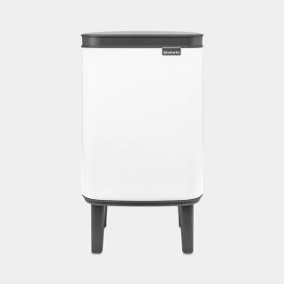Bo Waste Bin Hi 4L - White