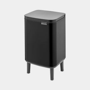 Bo Waste Bin Hi 7L - Matt Black